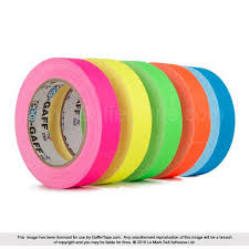 Kit Gaffer Fluorescente 12mm x 5,5 mts